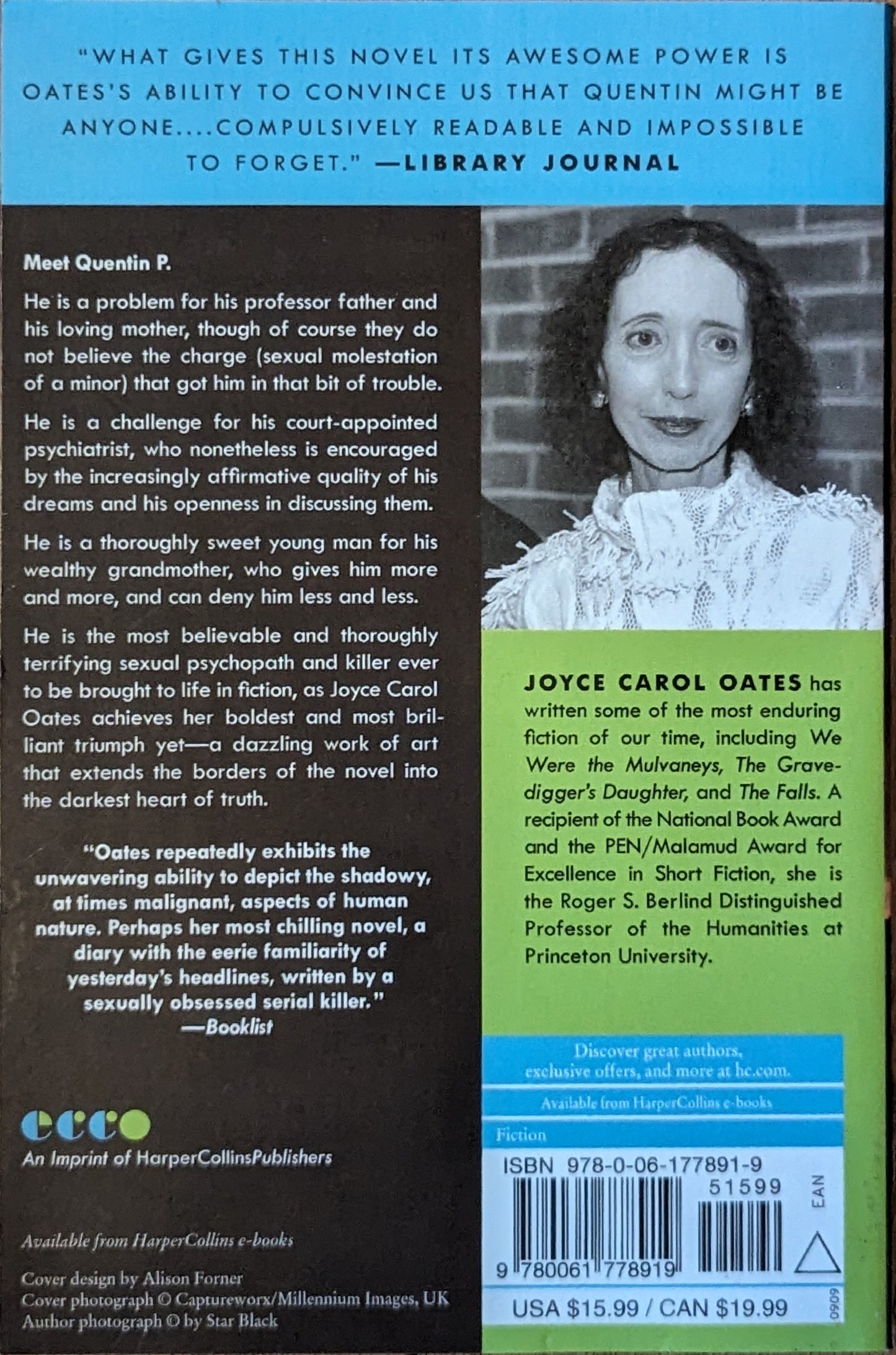 Zombie by Joyce Carol Oates