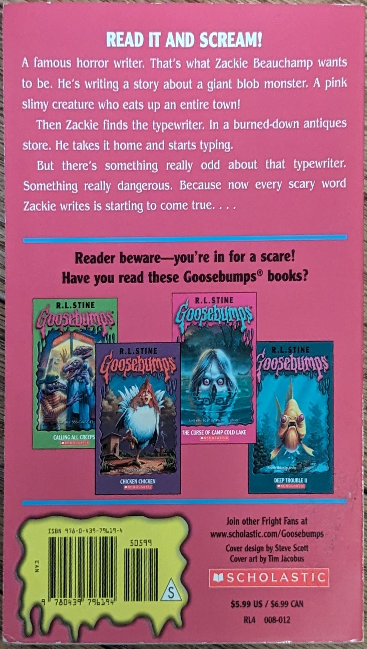 The Blob that Ate Everyone (Goosebumps) by R.L. Stine