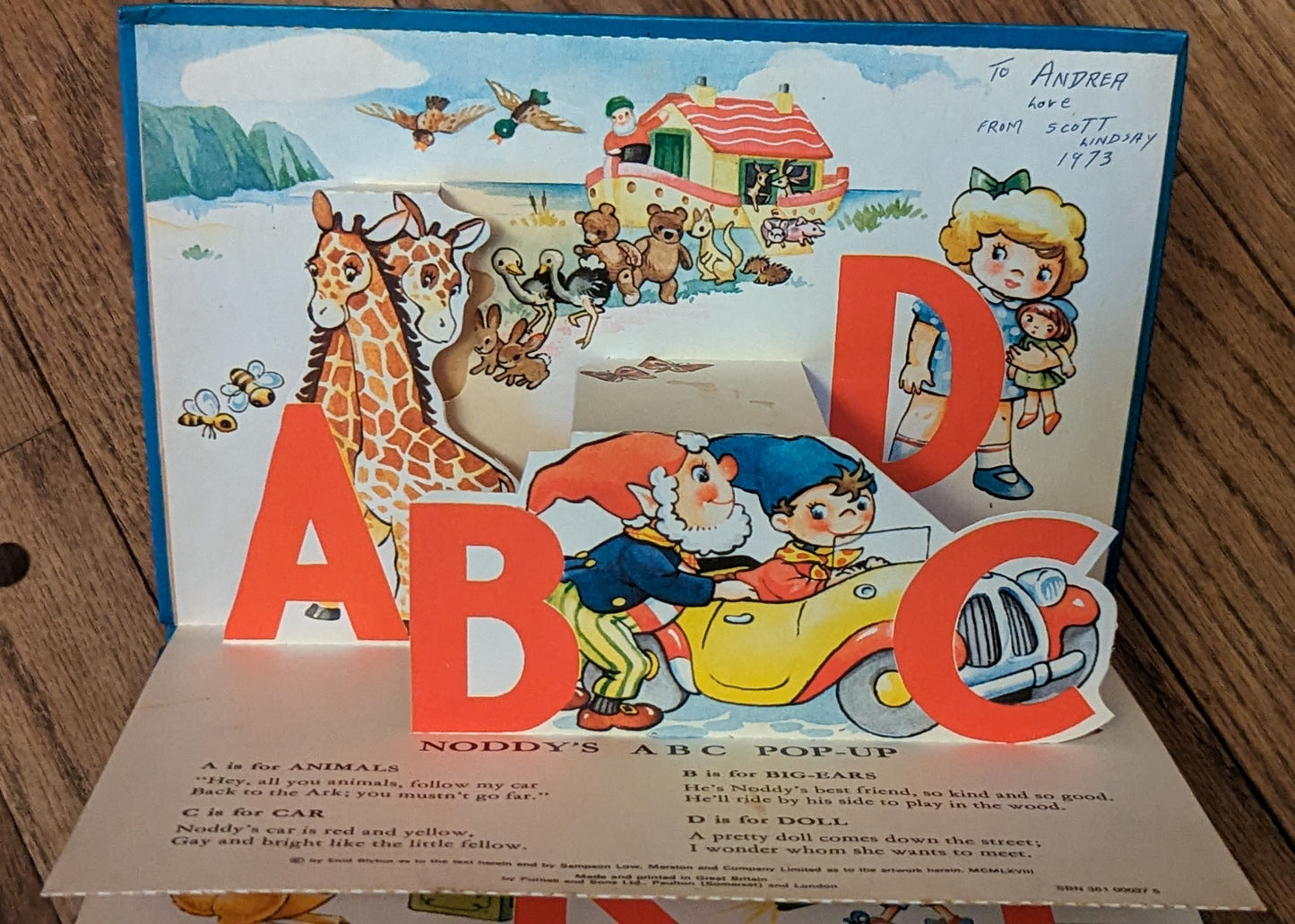 Noddy's ABC: A Pop-Up Picture Book by Enid Blyton