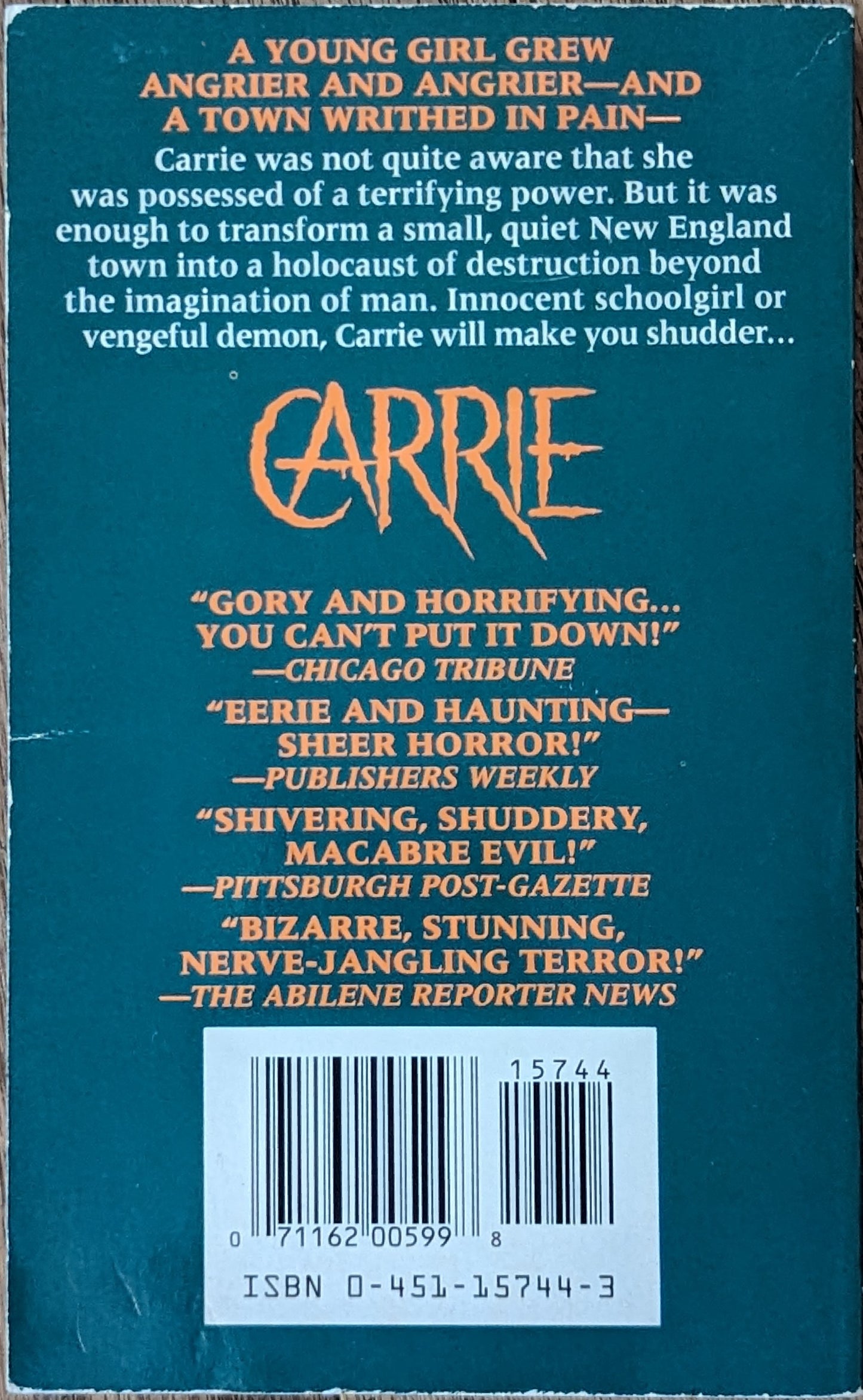 Carrie by Stephen King