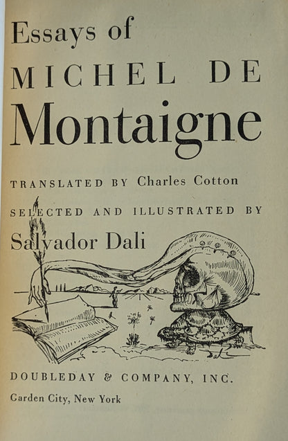 Essays of Michel de Montaigne, Selected and Illustrated by Salvador Dali