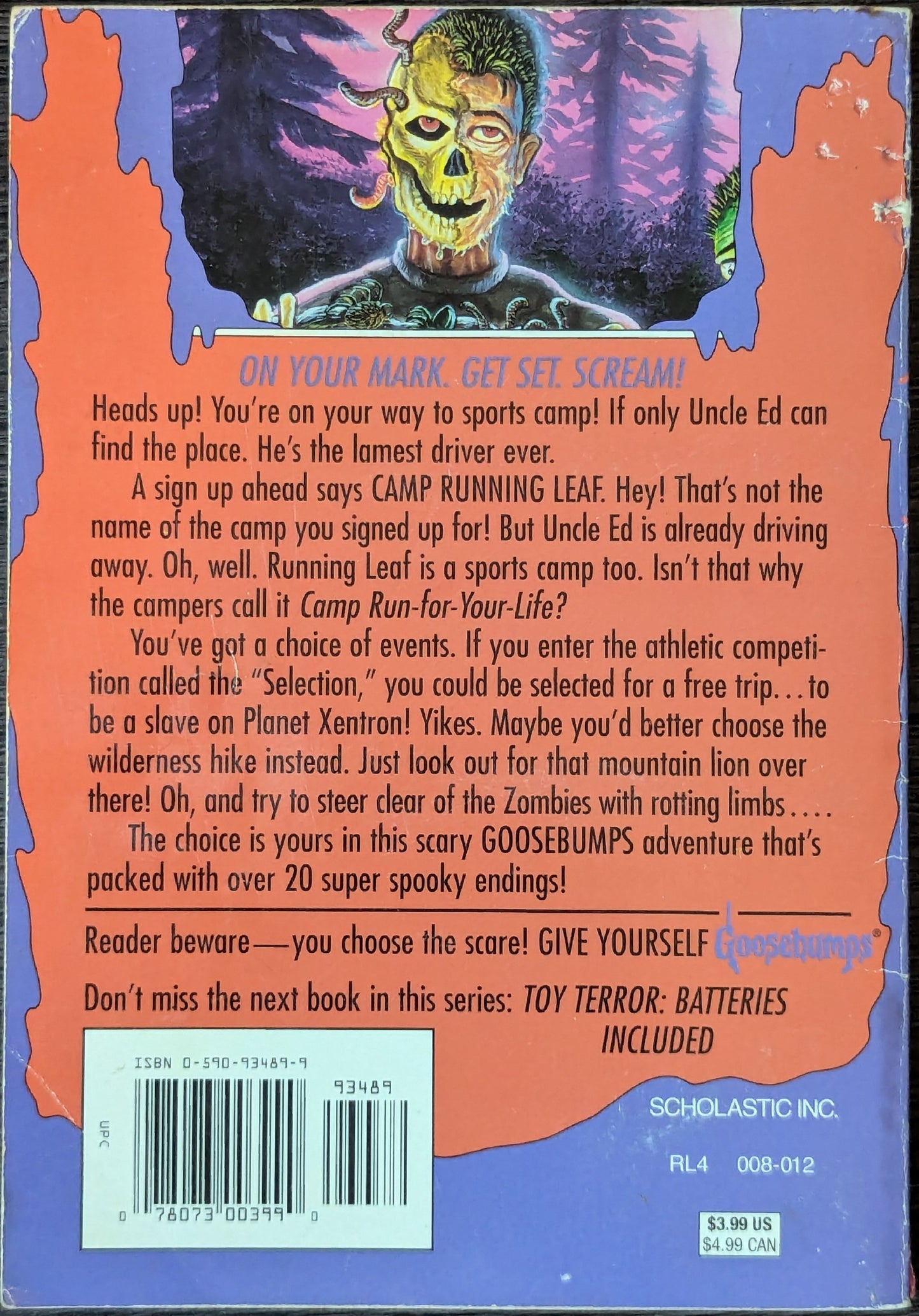 Escape from Camp Run-for-Your-Life (Give Yourself Goosebumps #19) by R.L. Stine