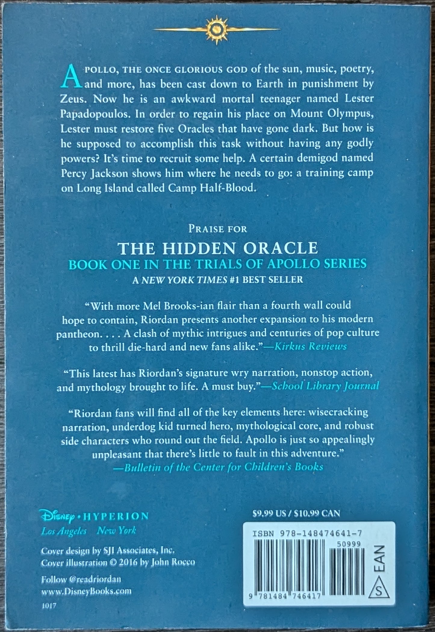 The Hidden Oracle (The Trials of Apollo Book One) by Rick Riordan