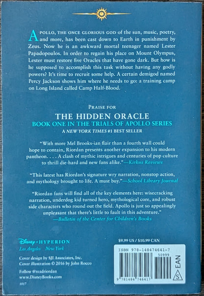 The Hidden Oracle (The Trials of Apollo Book One) by Rick Riordan