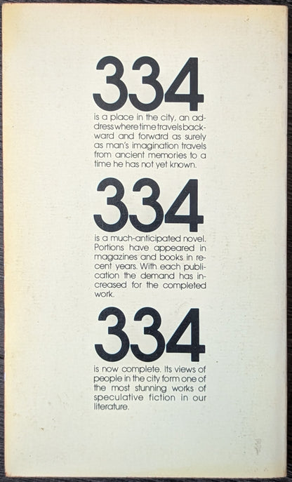 334 by Thomas M. Disch