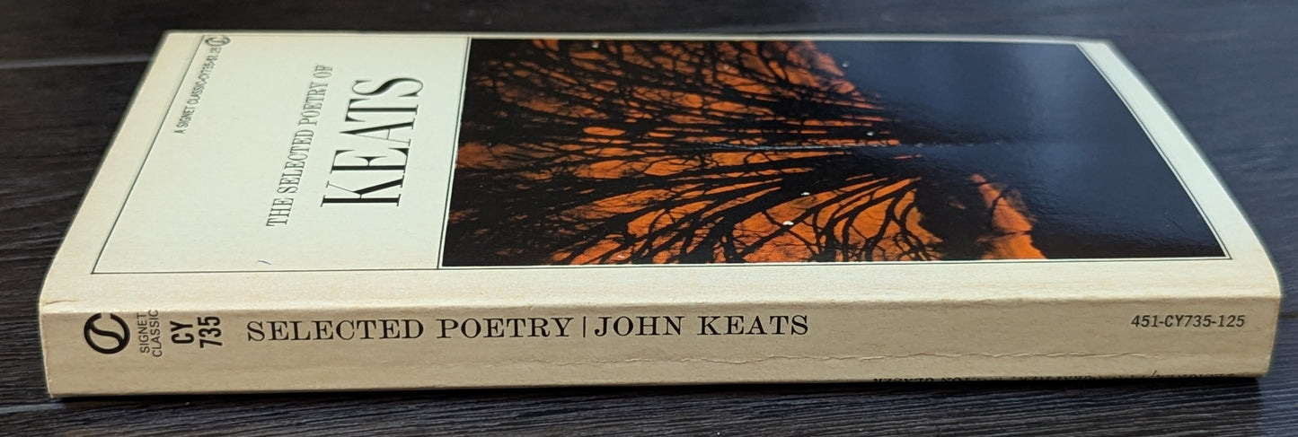 The Selected Poetry of Keats (ed. Paul de Man)