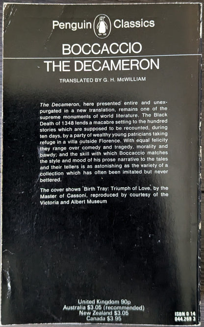 The Decameron by Boccaccio (translated by G.H. McWilliam)