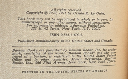 The Tombs of Atuan by Ursula K. Le Guin