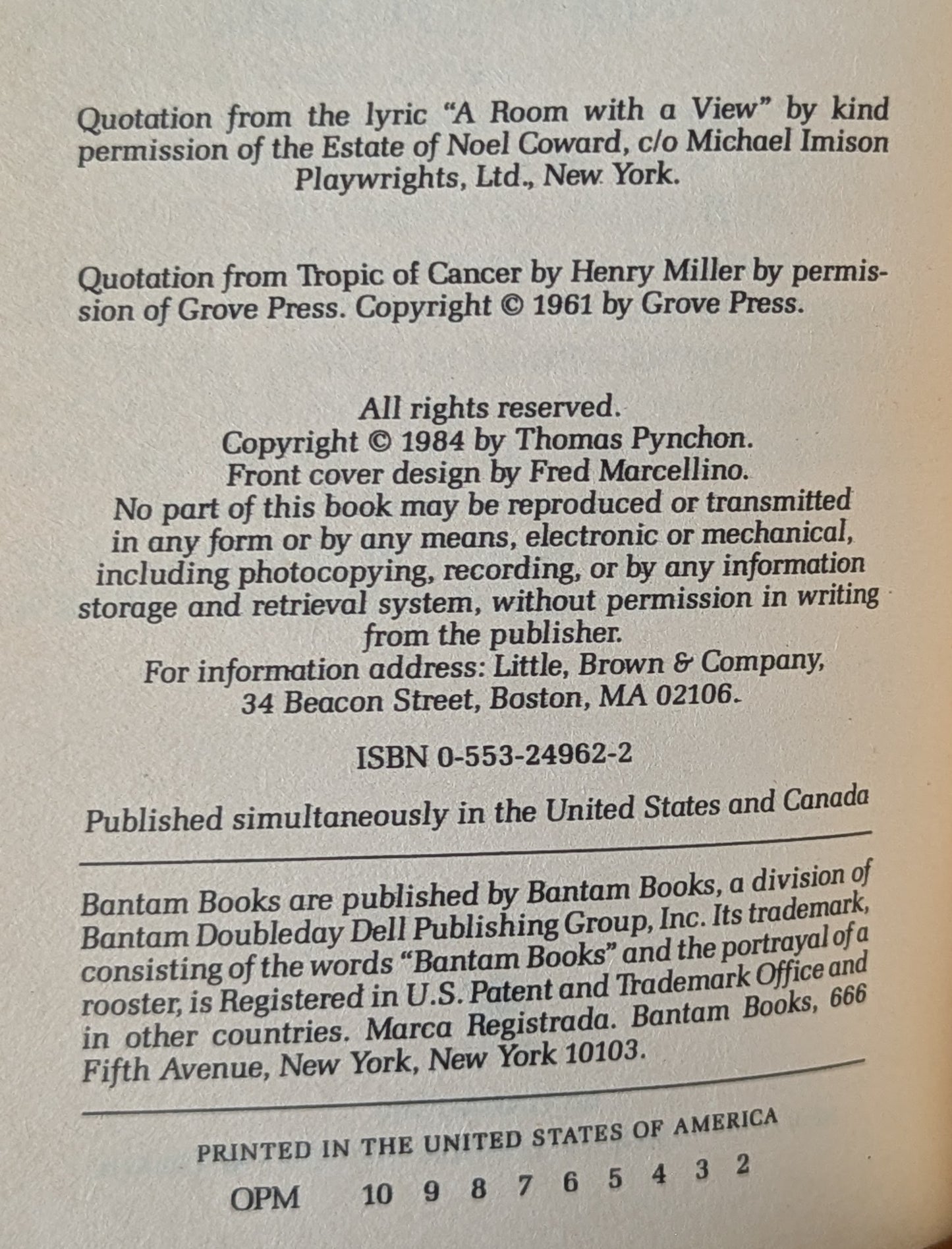 Slow Learner: Early Stories by Thomas Pynchon