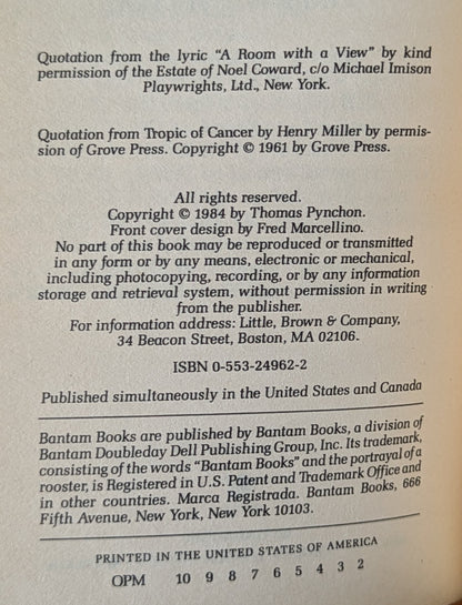 Slow Learner: Early Stories by Thomas Pynchon