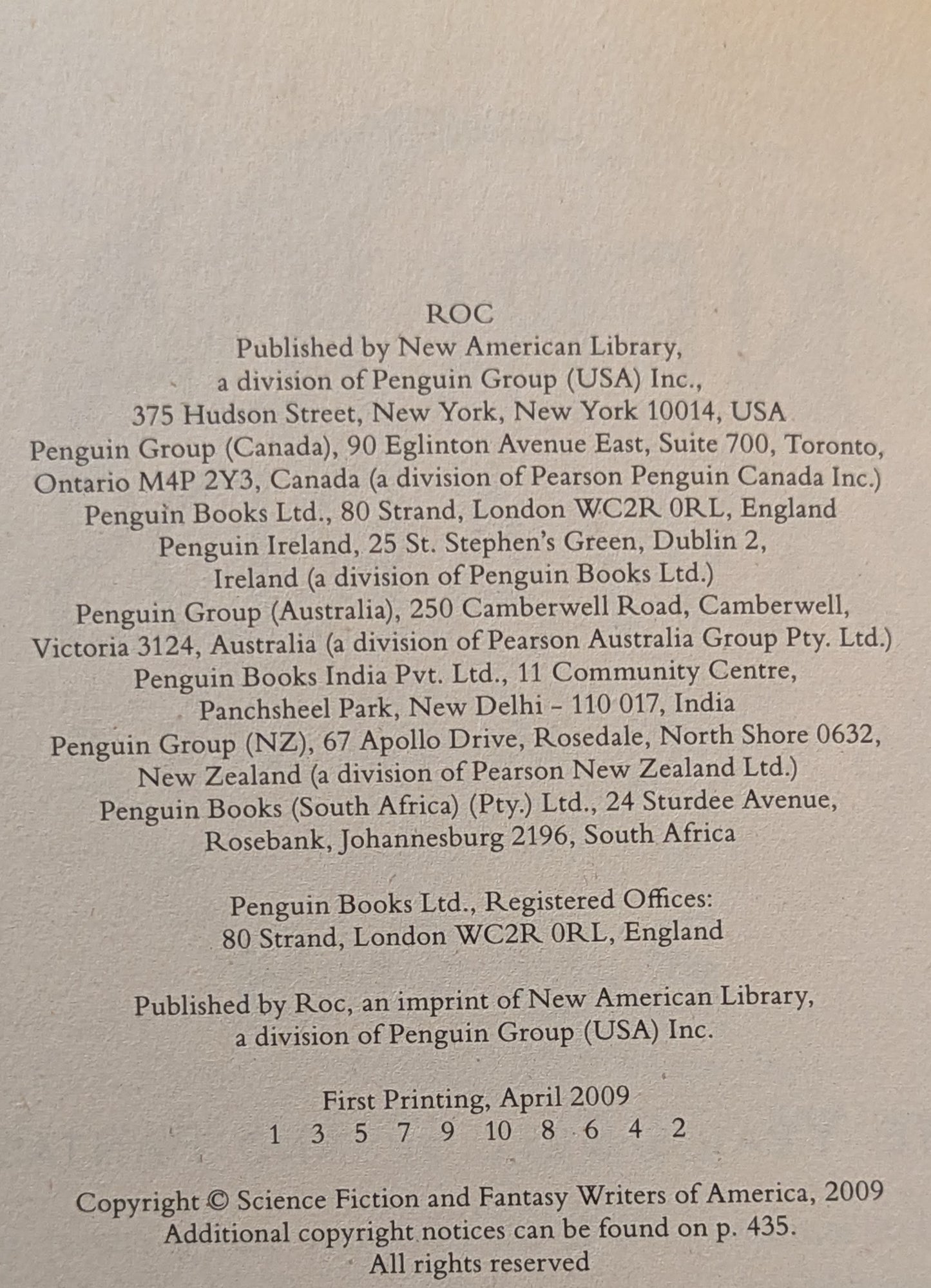 Nebula Awards Showcase 2009, ed. Ellen Datlow