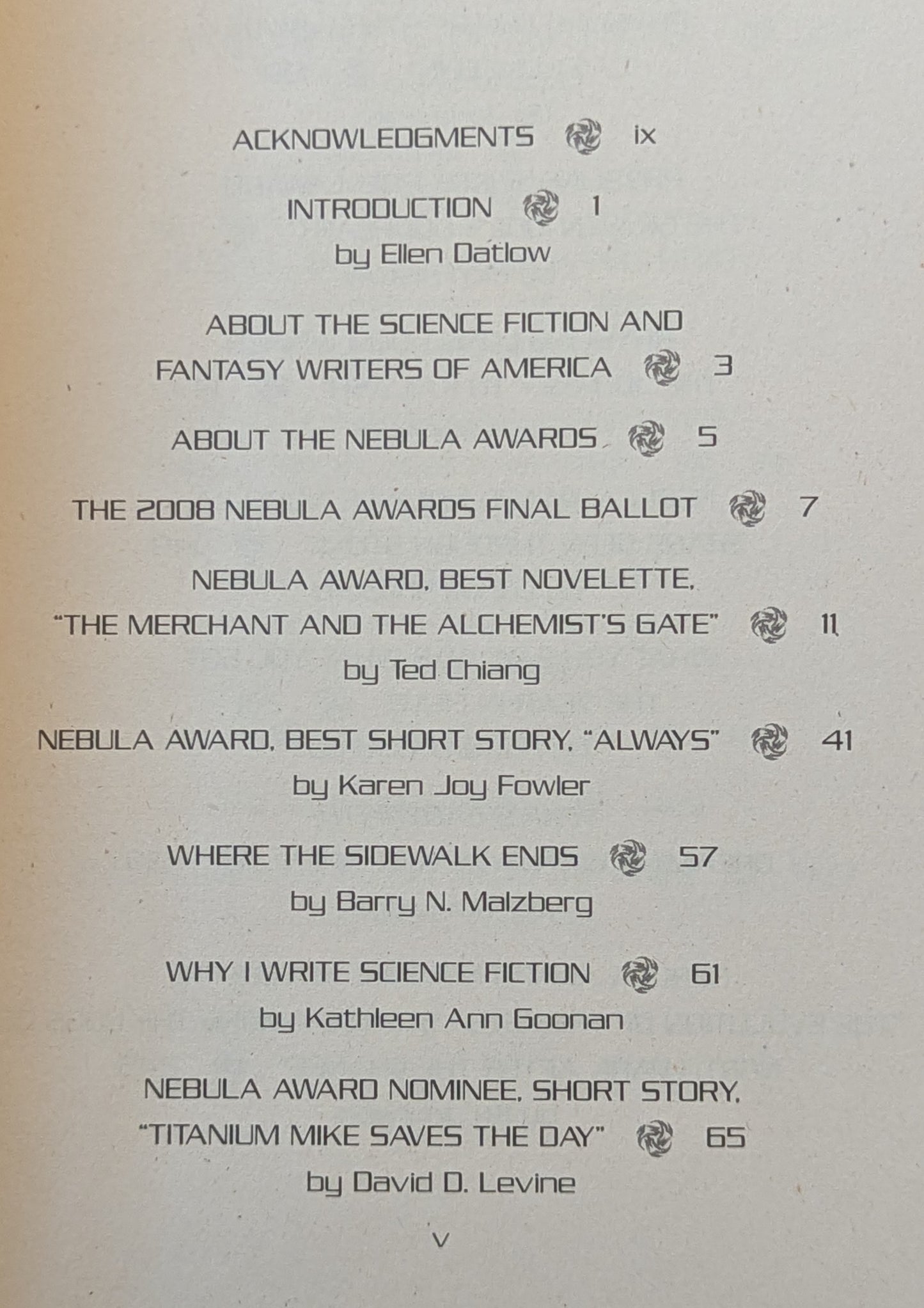 Nebula Awards Showcase 2009, ed. Ellen Datlow