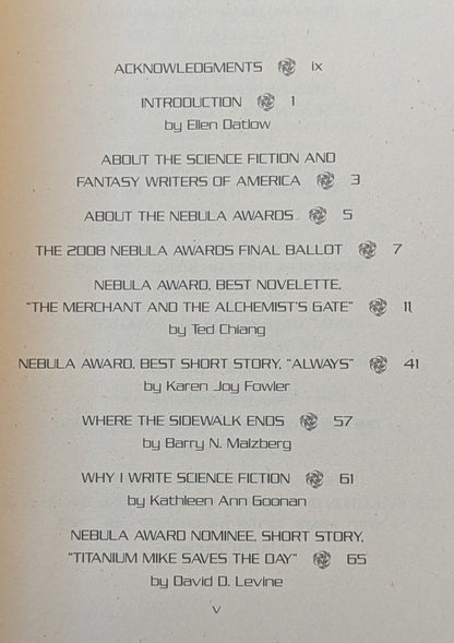 Nebula Awards Showcase 2009, ed. Ellen Datlow