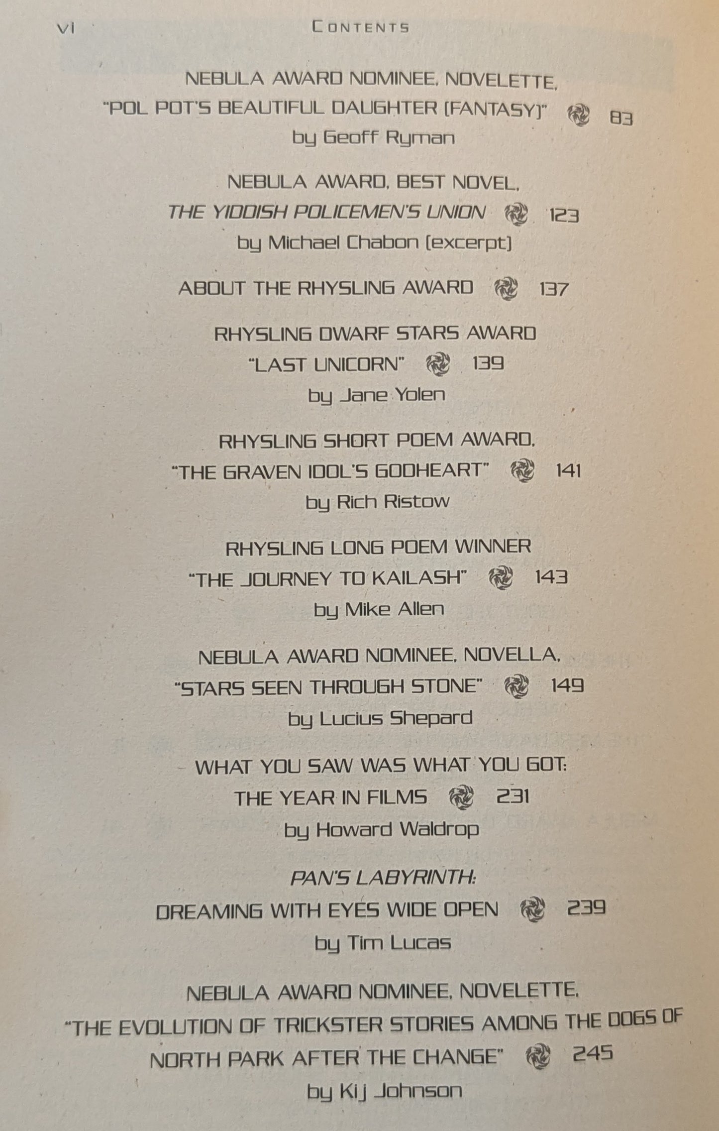 Nebula Awards Showcase 2009, ed. Ellen Datlow