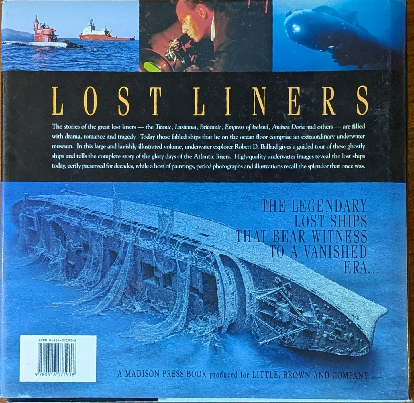 Lost Liners by Robert D. Ballard and Rick Archbold