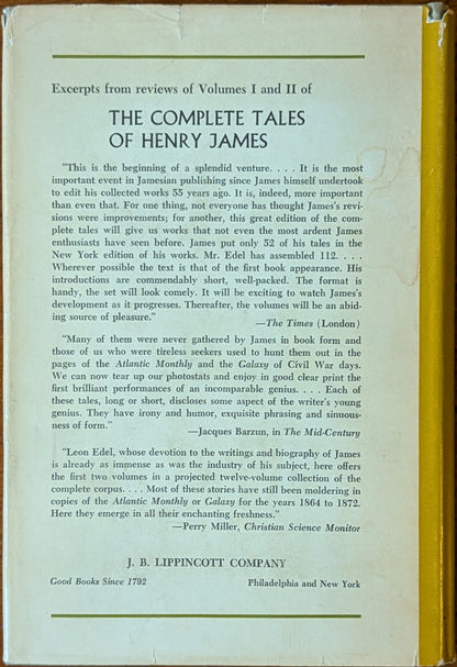 The Complete Tales of Henry James Vol. 3: From 1873 to 1875