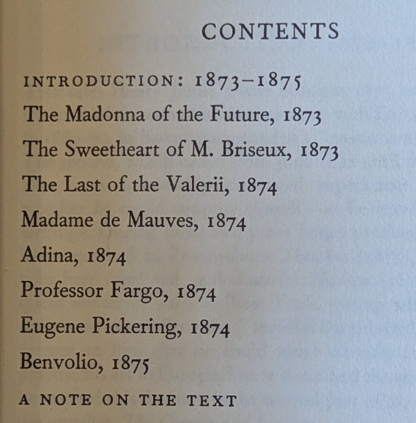 The Complete Tales of Henry James Vol. 3: From 1873 to 1875