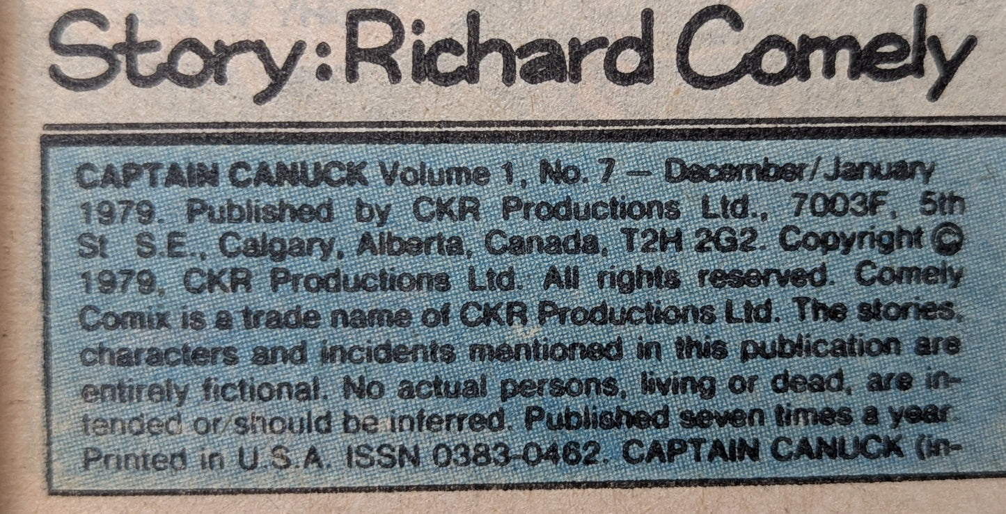 Captain Canuck vol. 1 no. 7