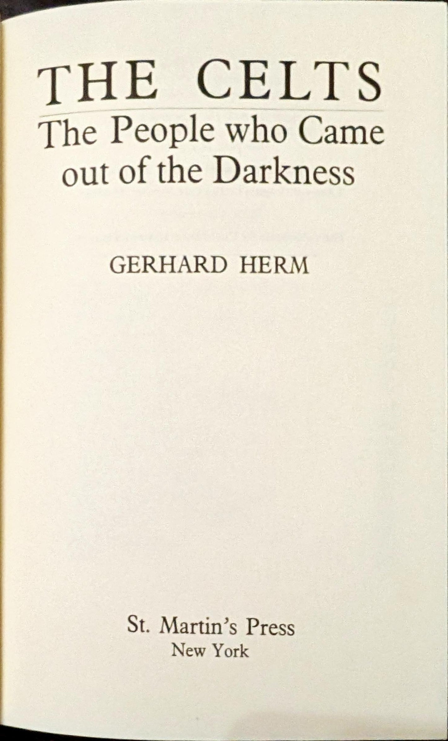 The Celts by Gerald Hern