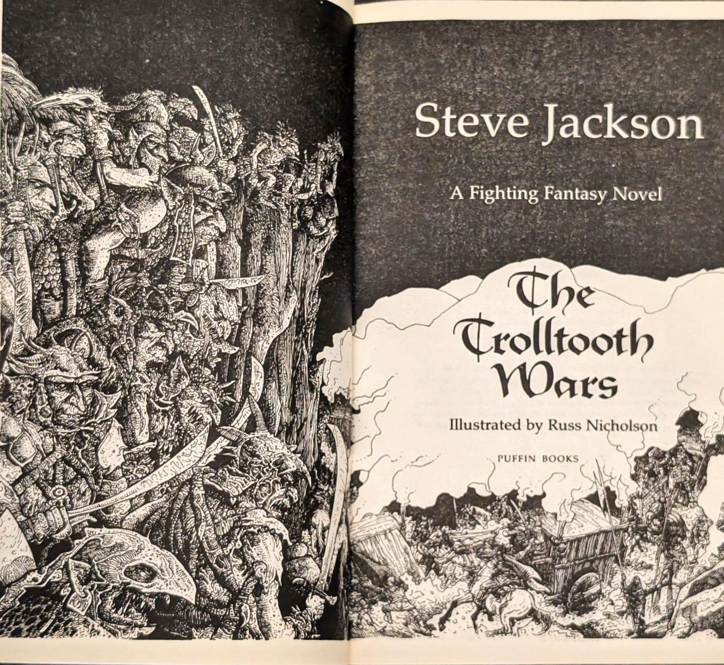 The Trolltooth Wars: A Fighting Fantasy Novel by Steve Jackson