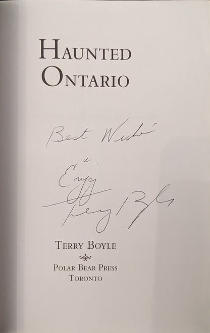 Haunted Ontario by Terry Boyle (Signed)