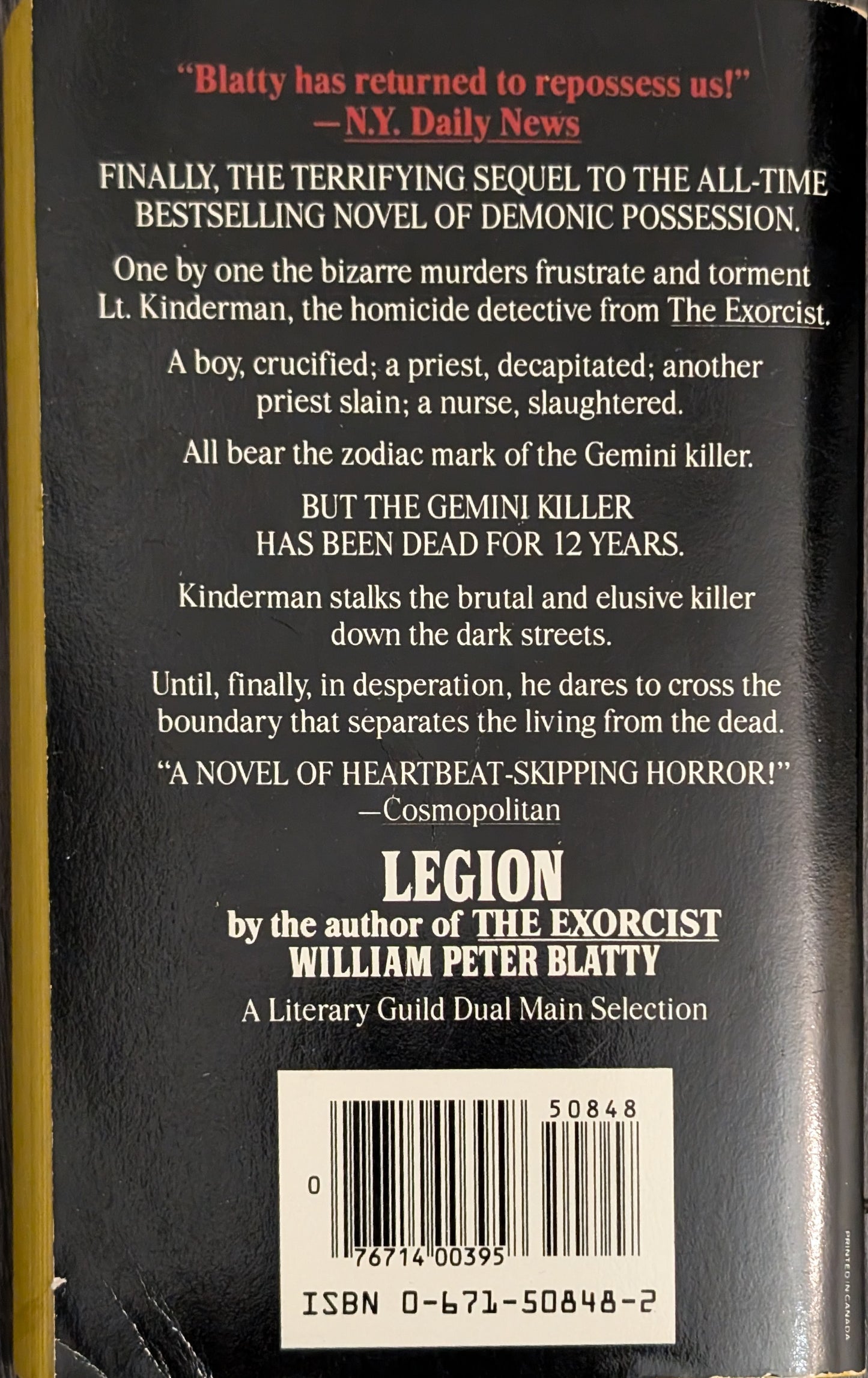 Legion by William Peter Blatty