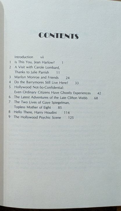 Haunted Hollywood: Ghostly Encounters by Hans Holzer