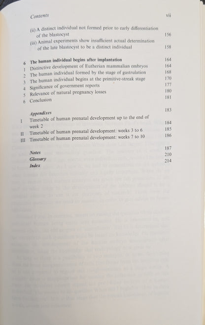 Where Did I Begin? Conception of Human Individual in History, Philosophy and Science By Norman D. Ford