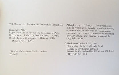 Light From The Darkness: The Painting of Peter Birkhäuser