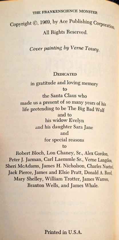 The Frankenscience Monster by Forrest J. Ackerman