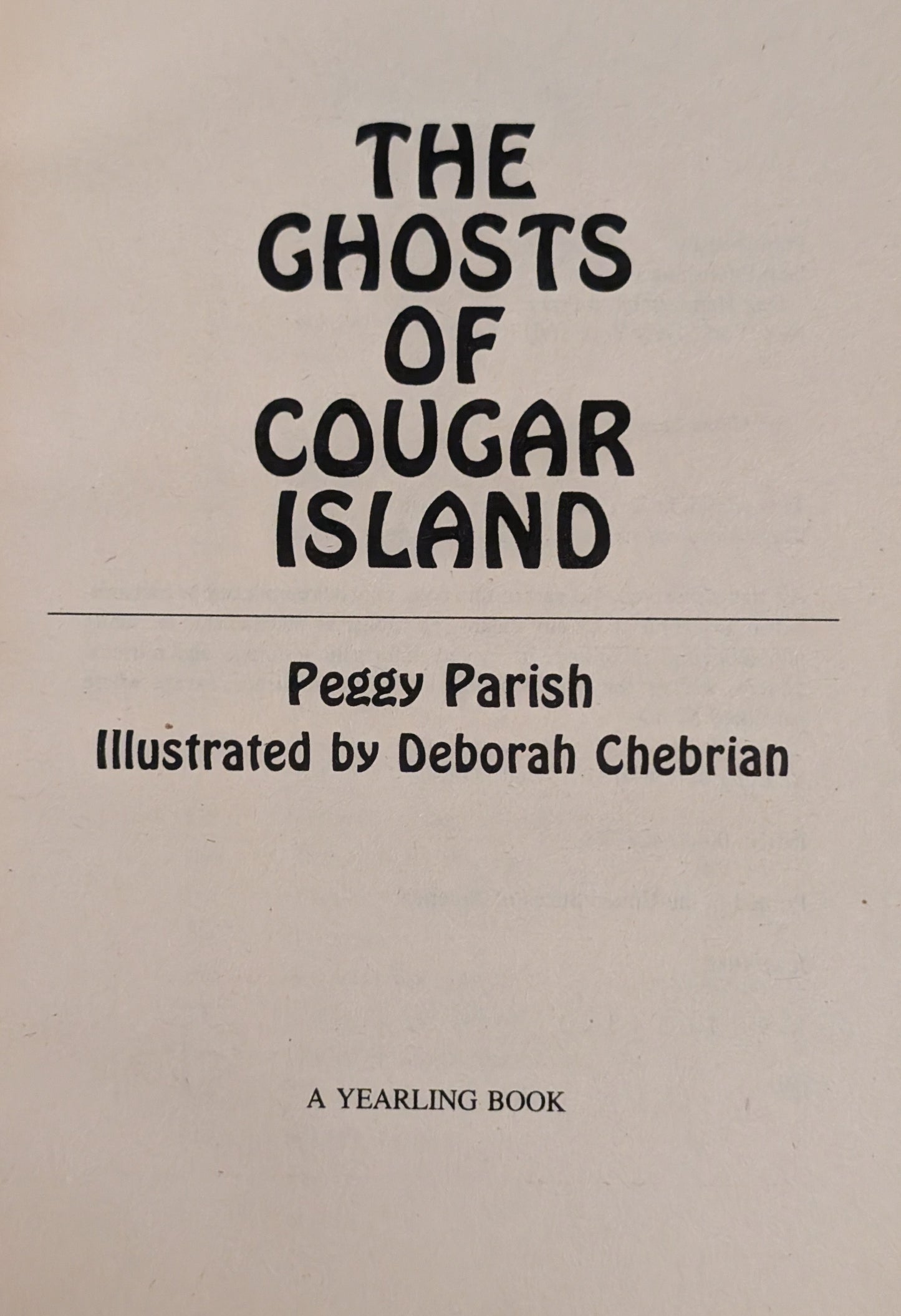 The Ghosts of Cougar Island by Peggy Parish