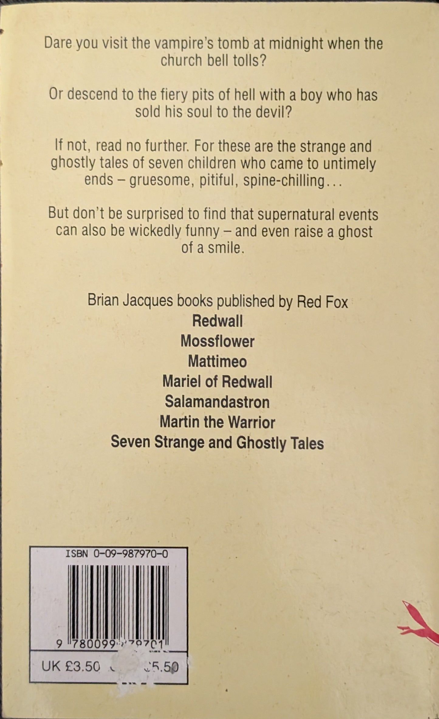 Seven Strange and Ghostly Tales by Brian Jacques