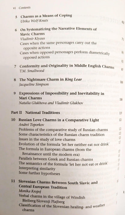 Charms, Charmers and Charming: International Research on Verbal Magic edited by Jonathan Roper