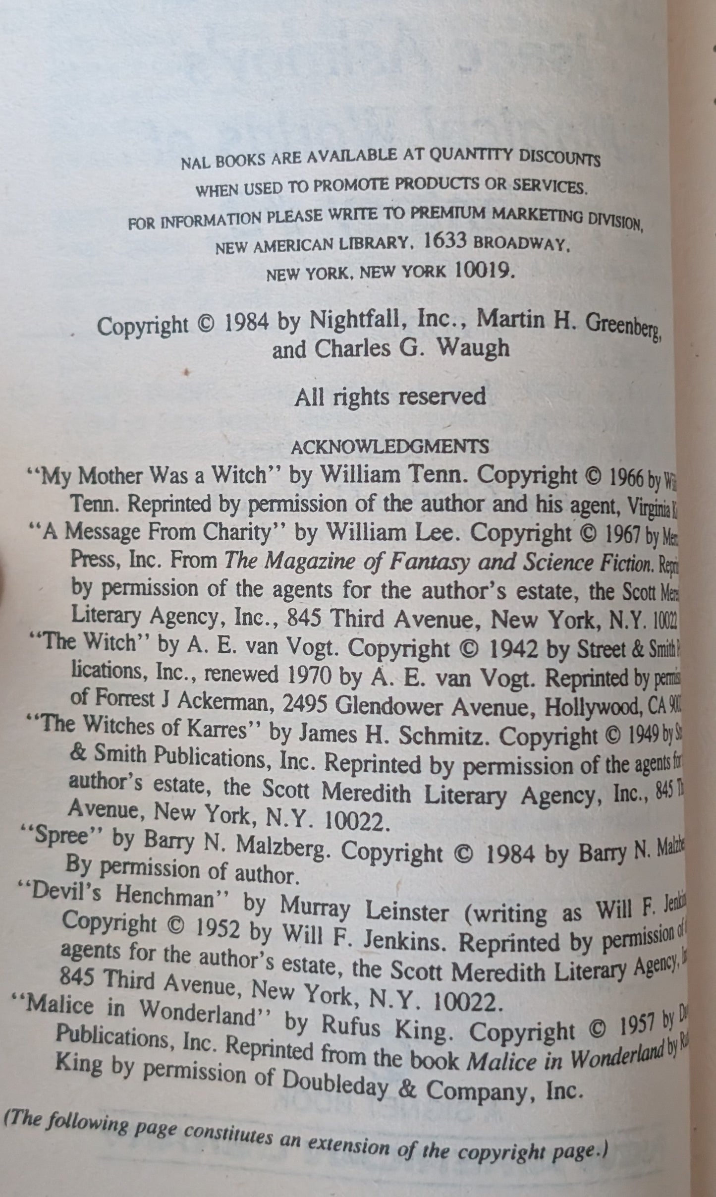 Witches from Magical Worlds of Fantasy (#2) edited by Isaac Asimov, Martin H. Greenberg and Charles G. Waugh