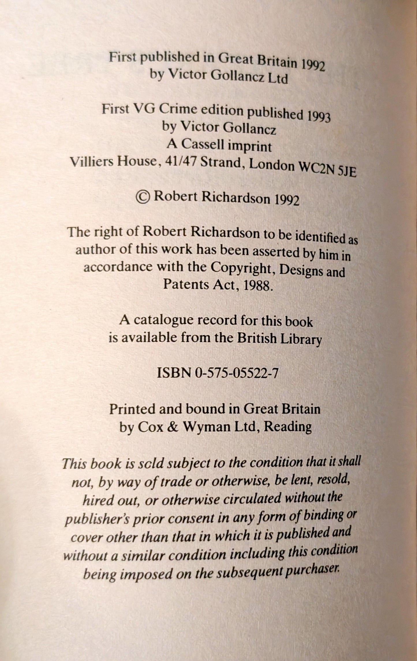 The Lazarus Tree by Robert Richardson