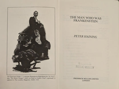 The Man Who Was Frankenstein by Peter Haining