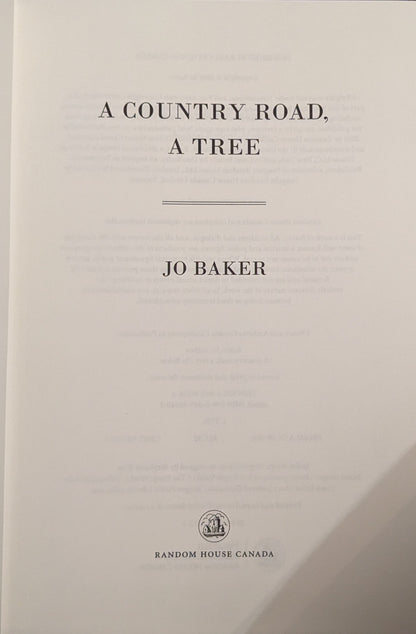 A Country Road, A Tree by Jo Baker