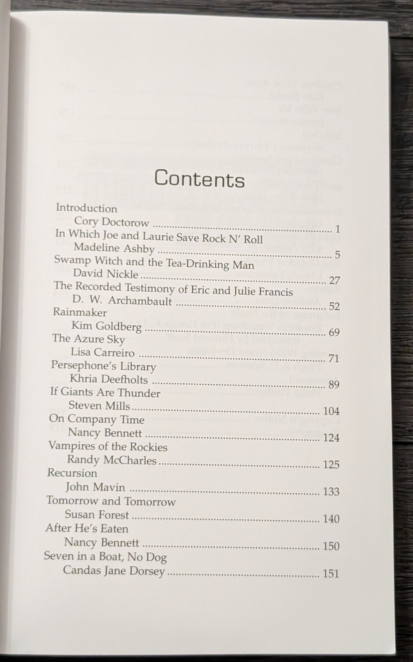 Tesseracts Eleven edited by Cory Doctorow and Holly Phillips