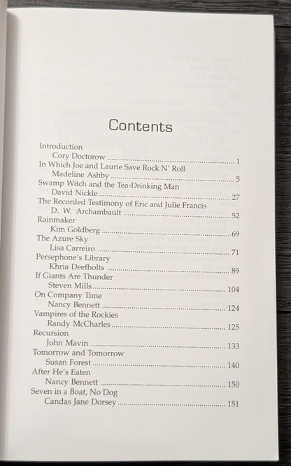 Tesseracts Eleven edited by Cory Doctorow and Holly Phillips