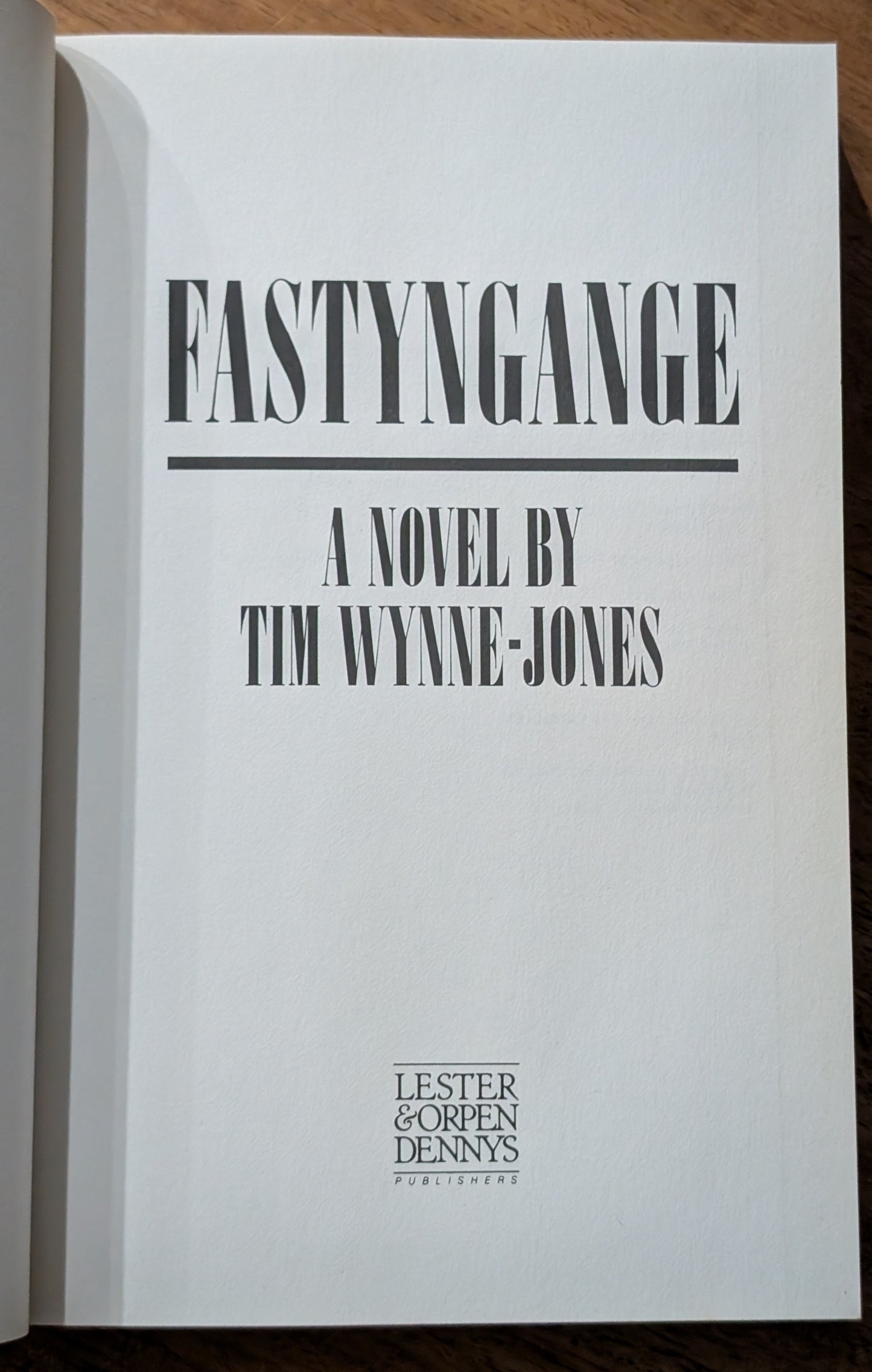 Fastyngange by Tim Wynne-Jones