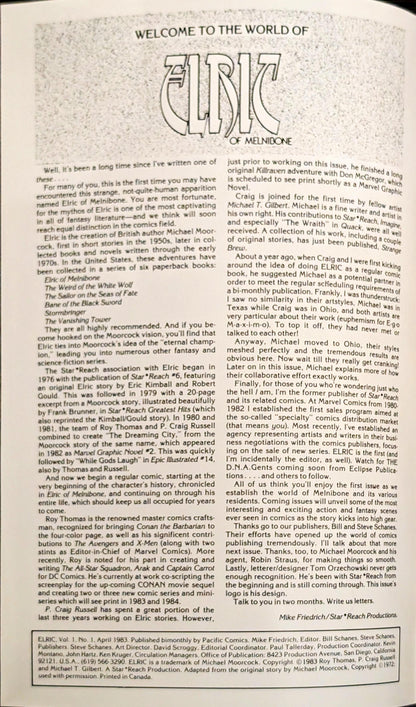 Michael Moorcock's Elric of Melnibonè Book 1: Out of the Dreaming City by Roy Thomas, P. Craig Russell, Micheal T. Gilbert