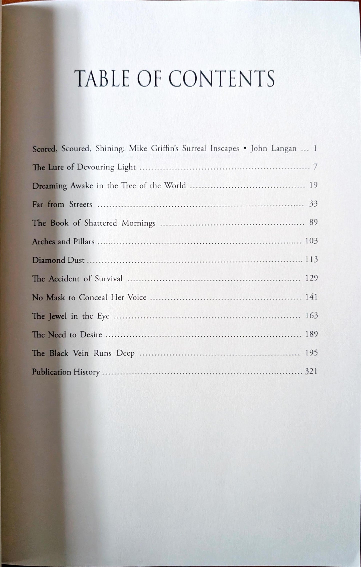 The Lure of Devouring Light by Michael Griffin