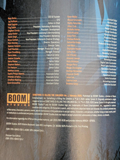 Something is Killing the Children V.1 by James Tynion IV, Werther Dell'edera, Miquel Muerto