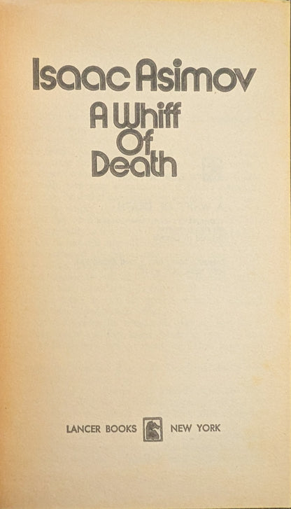 A Whiff of Death by Isaac Asimov