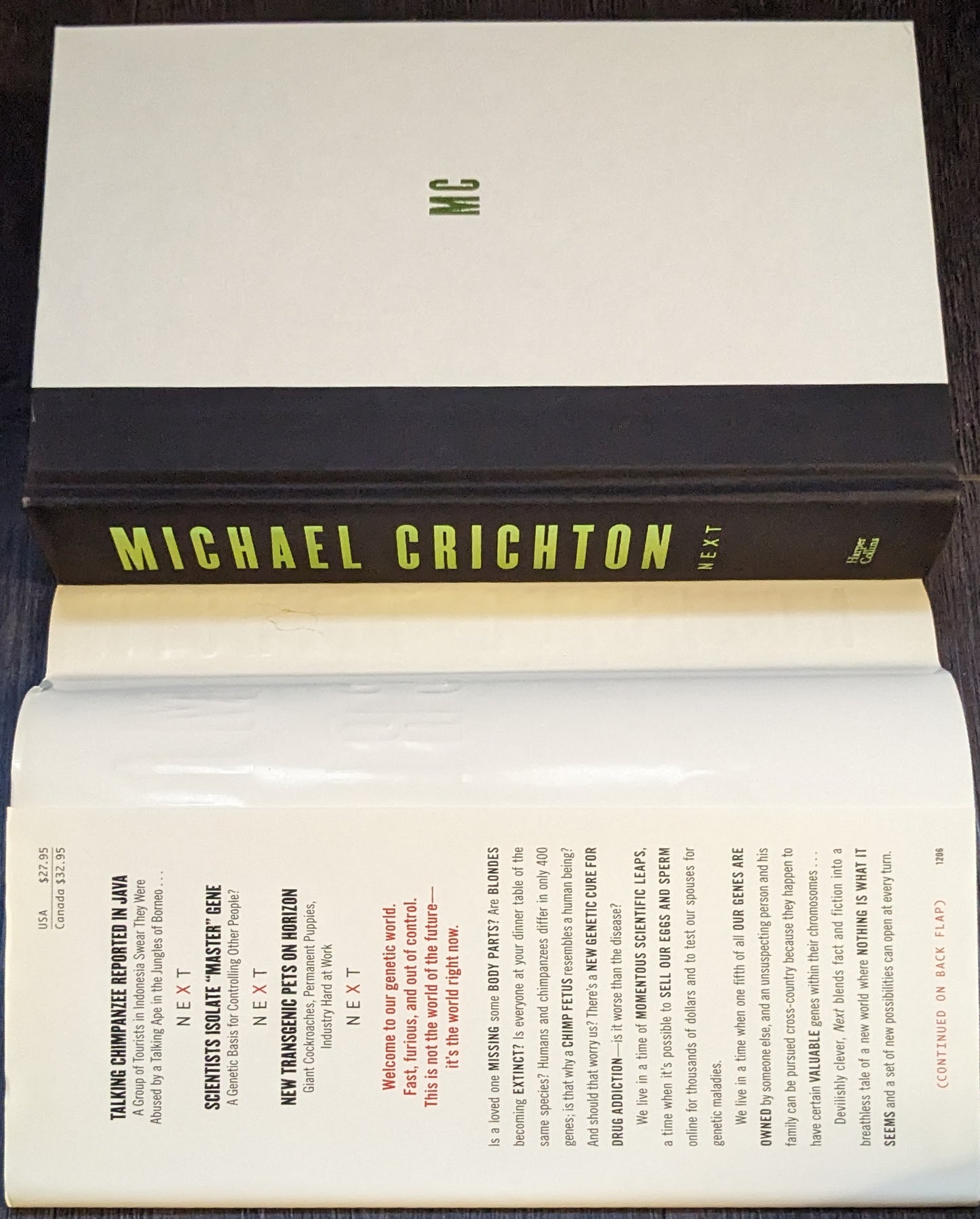 Next by Michael Crichton