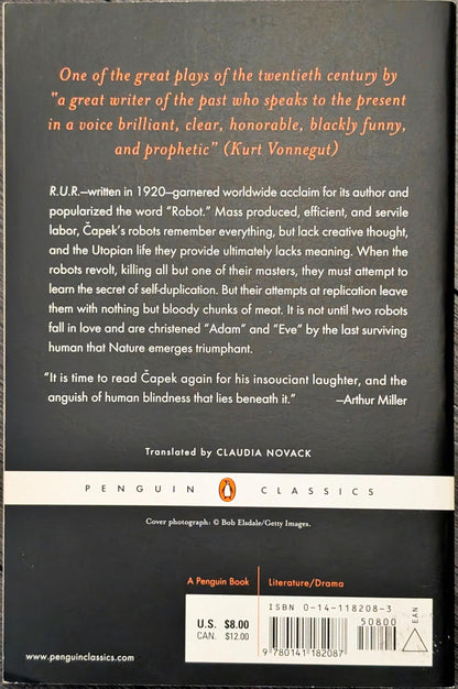 R.U.R (Rossum's Universal Robots) by Karel Capek