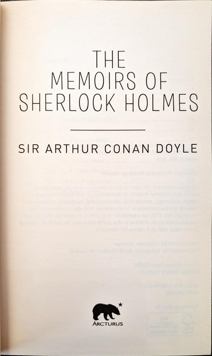 The Memoirs of Sherlock Holmes by Sir Arthur Conan Doyle