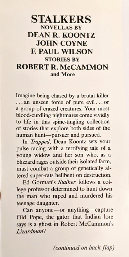 Stalkers edited by Ed Gorman & Martin H. Greenberg