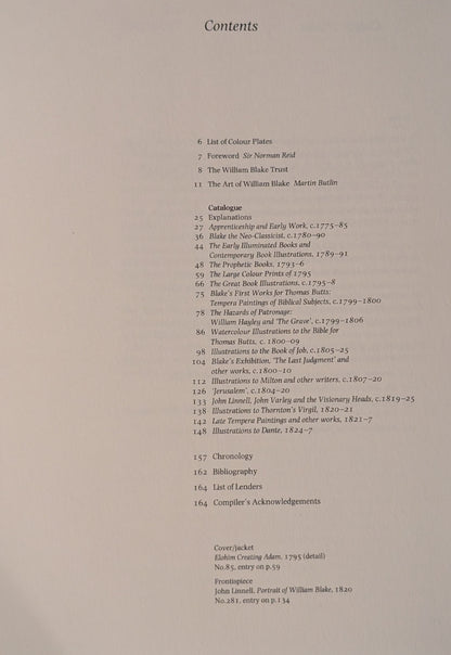 William Blake edited by Martin Butlin