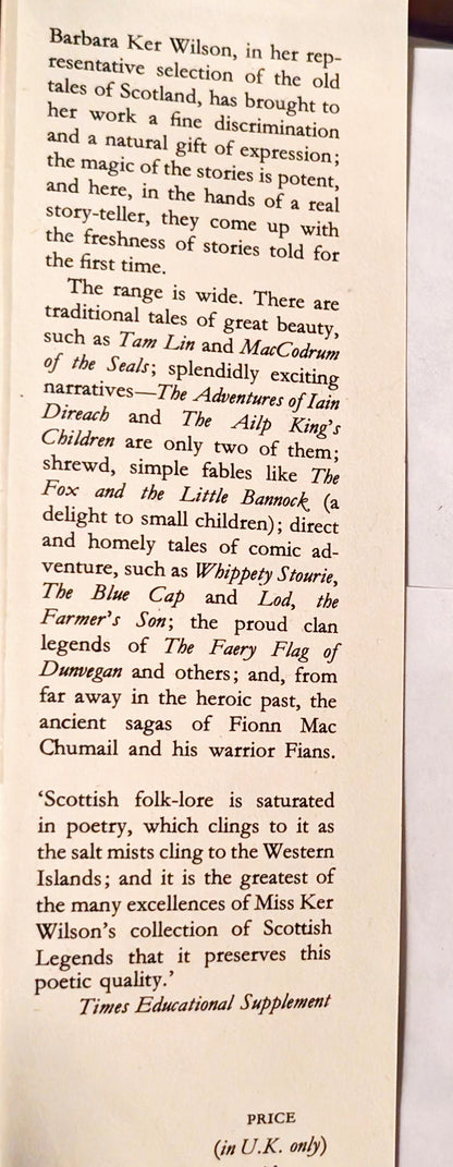 Scottish Folk-Tales and Legends by Barbara Ker Wilson